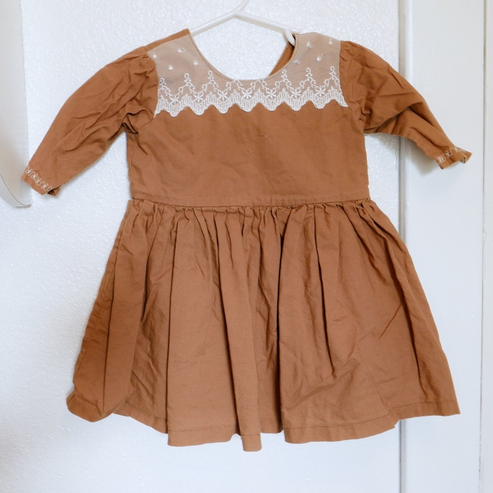 Gorgeous Rust Boutique Dress